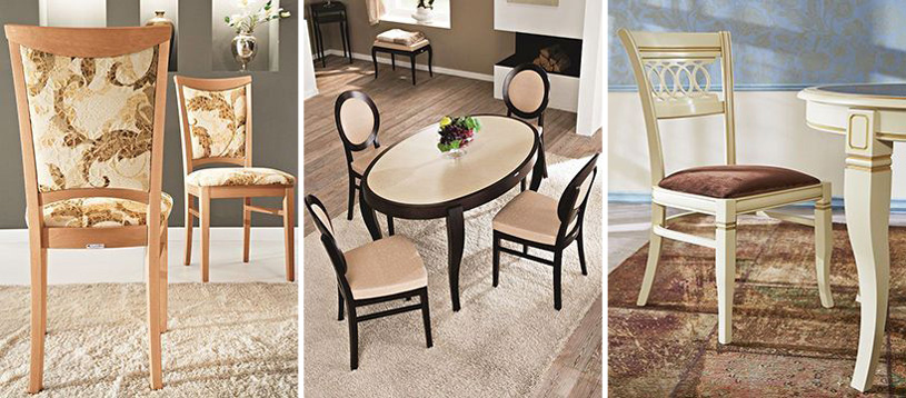 Классические кухонный стулья для столовых и гостиных