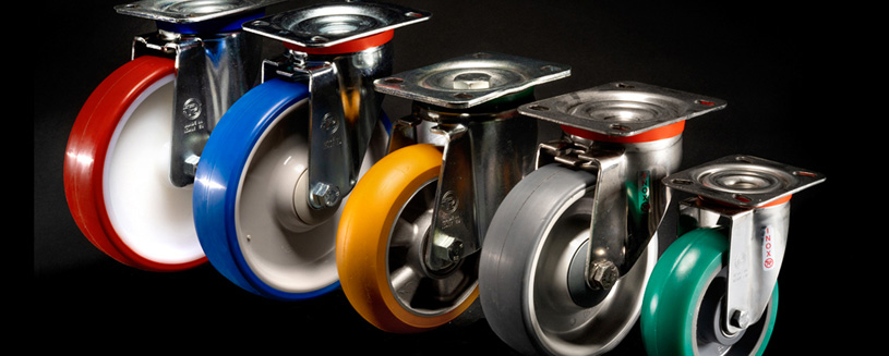 Промышленные колеса с резиновой шинкой