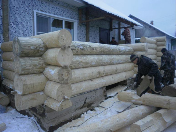 Строительство деревянного рубленного дома