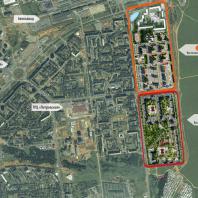 Схема расположения 7-го и 8-го микрорайонов жилого района «Восточный» в Устиновском районе г. Ижевск