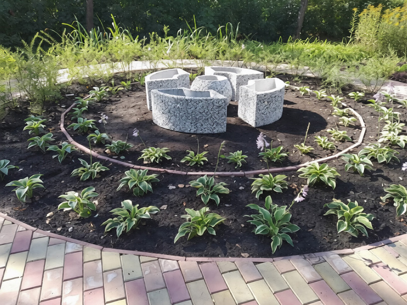 бетонный вазон