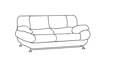 система трансформации дивана: американская раскладушка (седафлекс)