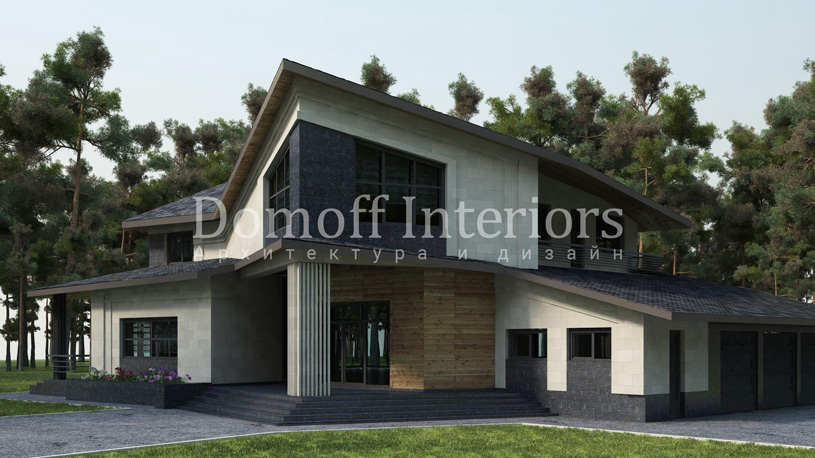 Дизайн-проект дома компании Domoff Interiors