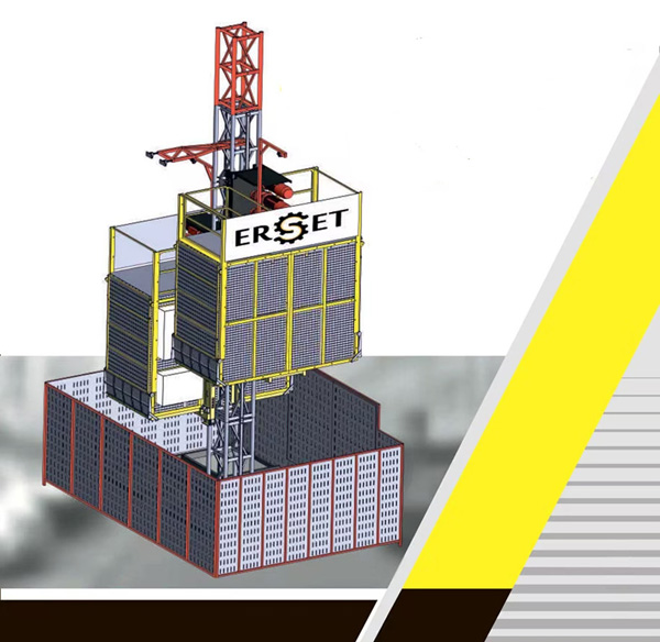 грузопассажирский строительный подъёмник Erset
