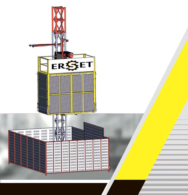 грузопассажирский строительный подъёмник Erset