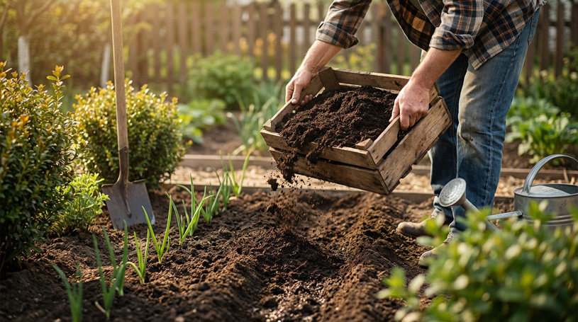 Торф для улучшения почвы на даче