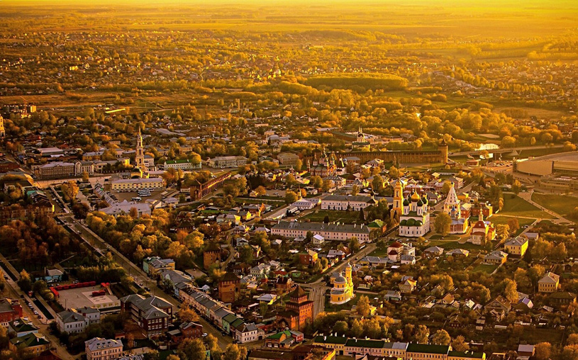 Коломна. Панорама города. Фото: poletpilot.com
