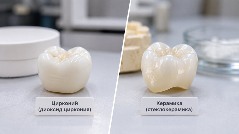 Цирконий и керамика: в чем разница