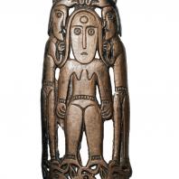 Ажурная пластина с изображением животных и орнитоморфными фигурами. VII–VIII вв.н.э. Бронза, литьё. Чердынский краеведческий музей им. А. С. Пушкина