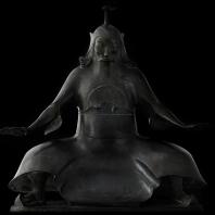 Даши Намдаков. Скульптура «Чингизхан».2003 г. Бронза, литьё, патинирование.